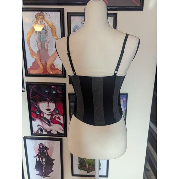 Forest Ink Strange and Unusual Crop Top Sz S - Picture 2 of 2